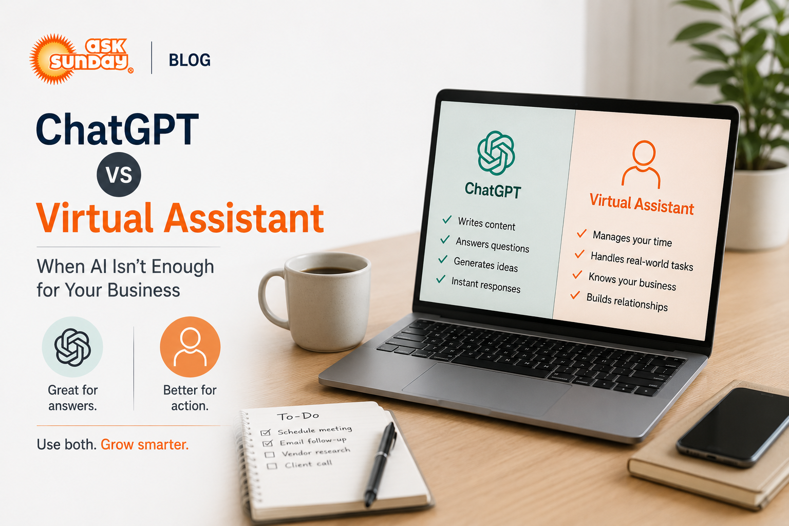 ChatGPT vs Virtual Assistant: When AI Isn't Enough for Your Business